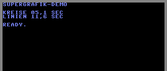 Supergrafik Demo Ergebnis